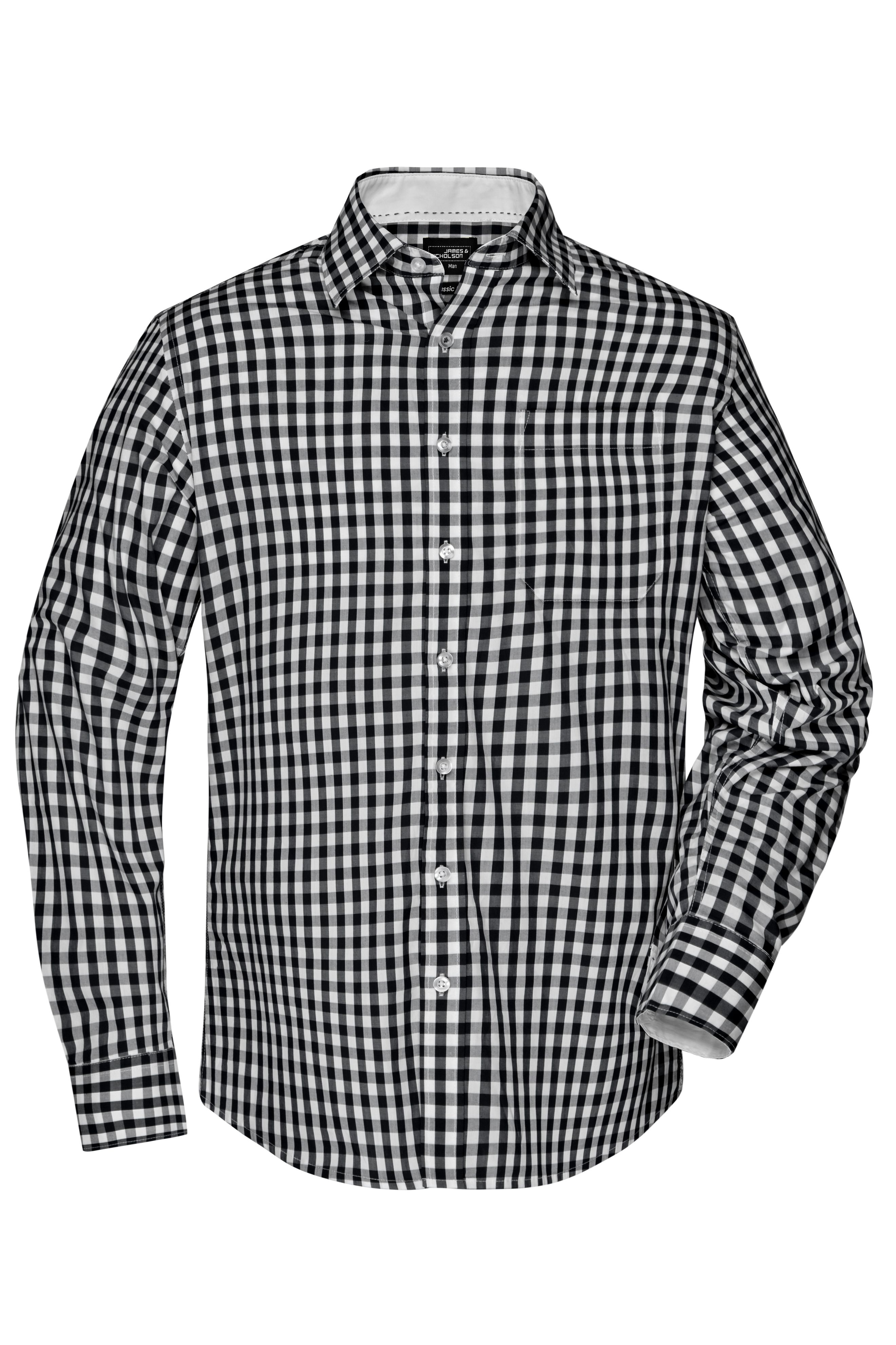 Men's Checked Shirt Vorderseite