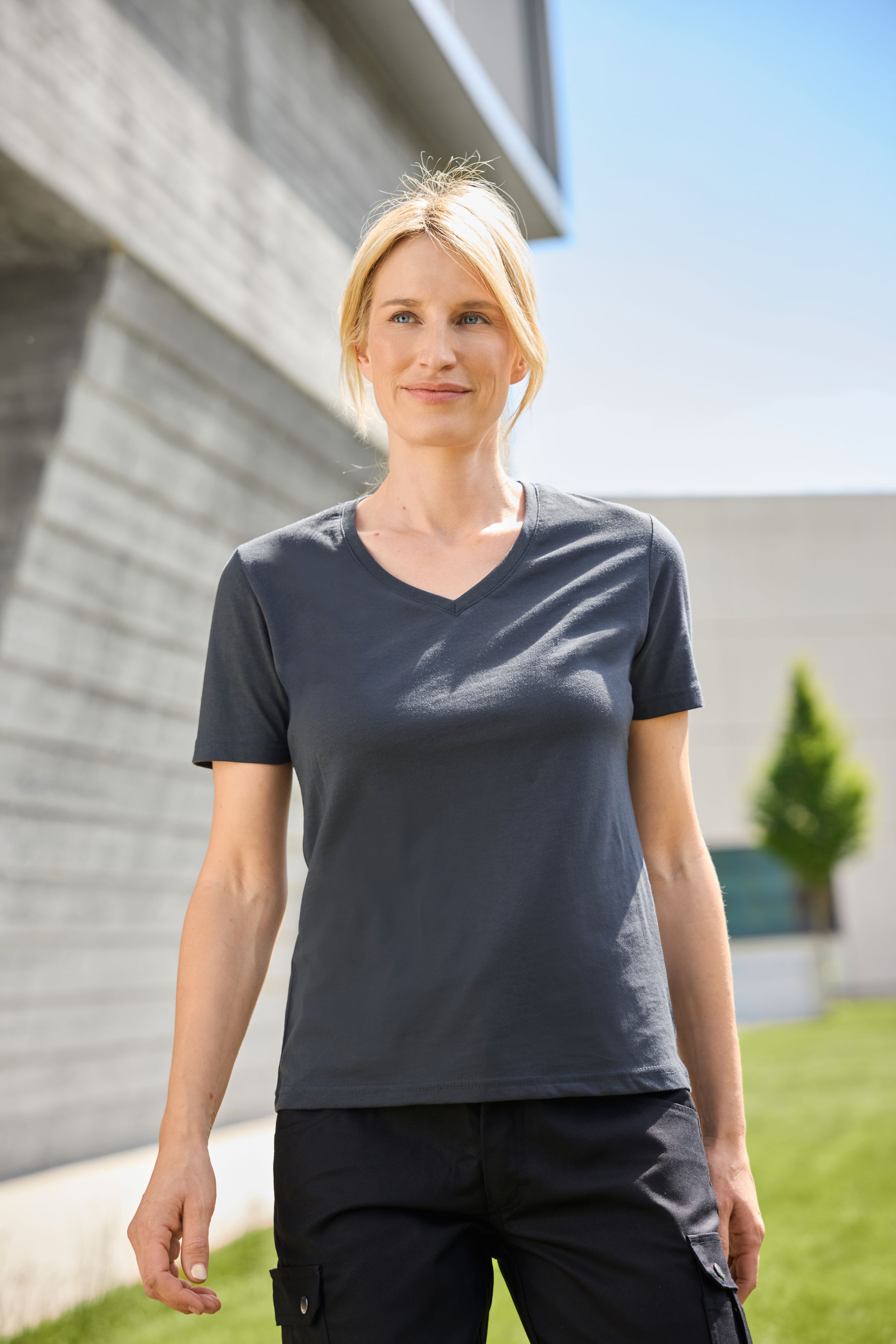 Ladies' ORGANIC Workwear T-Shirt OCS Blended