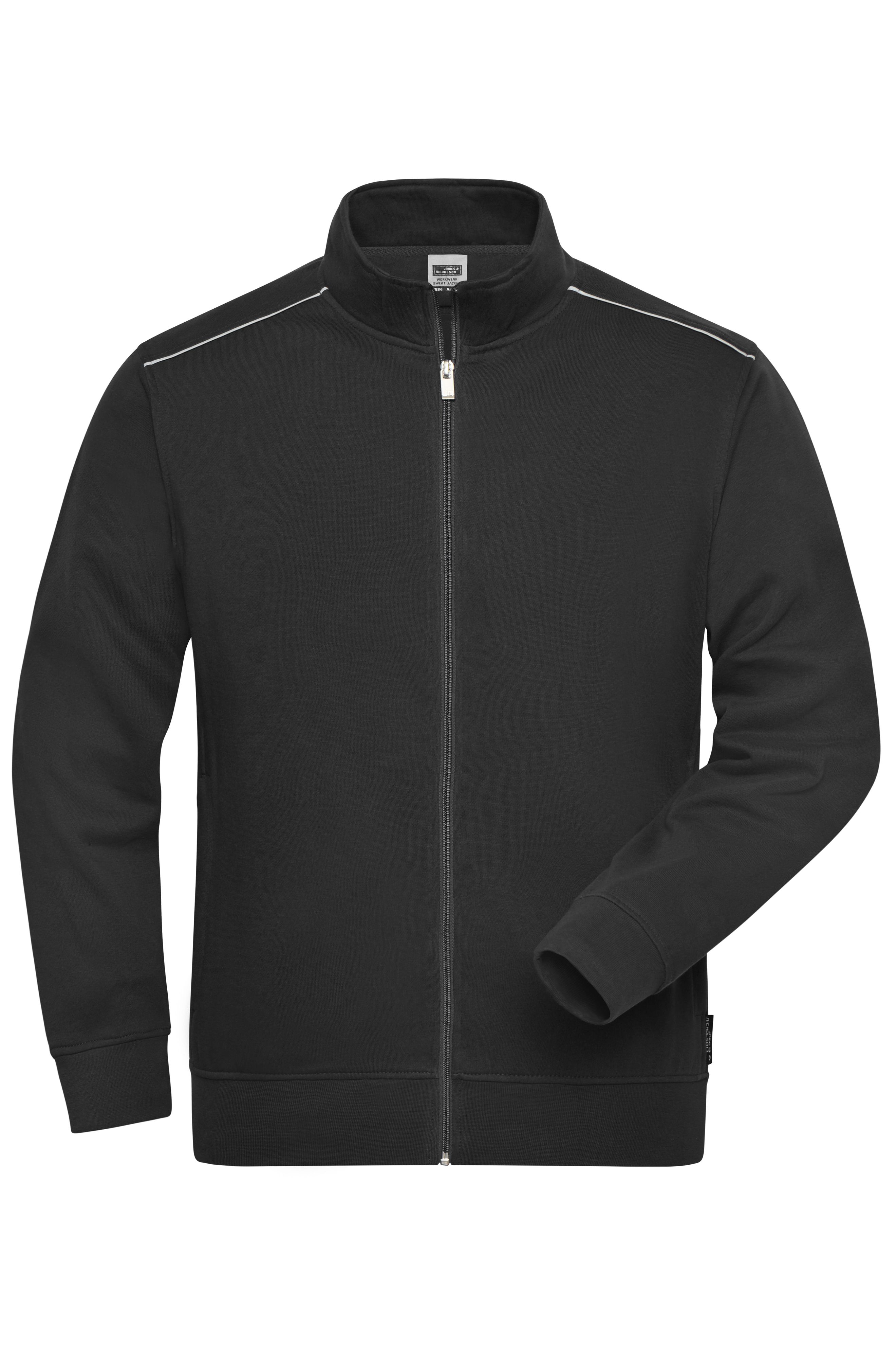 Workwear Sweat Jacket - SOLID - Vorderseite