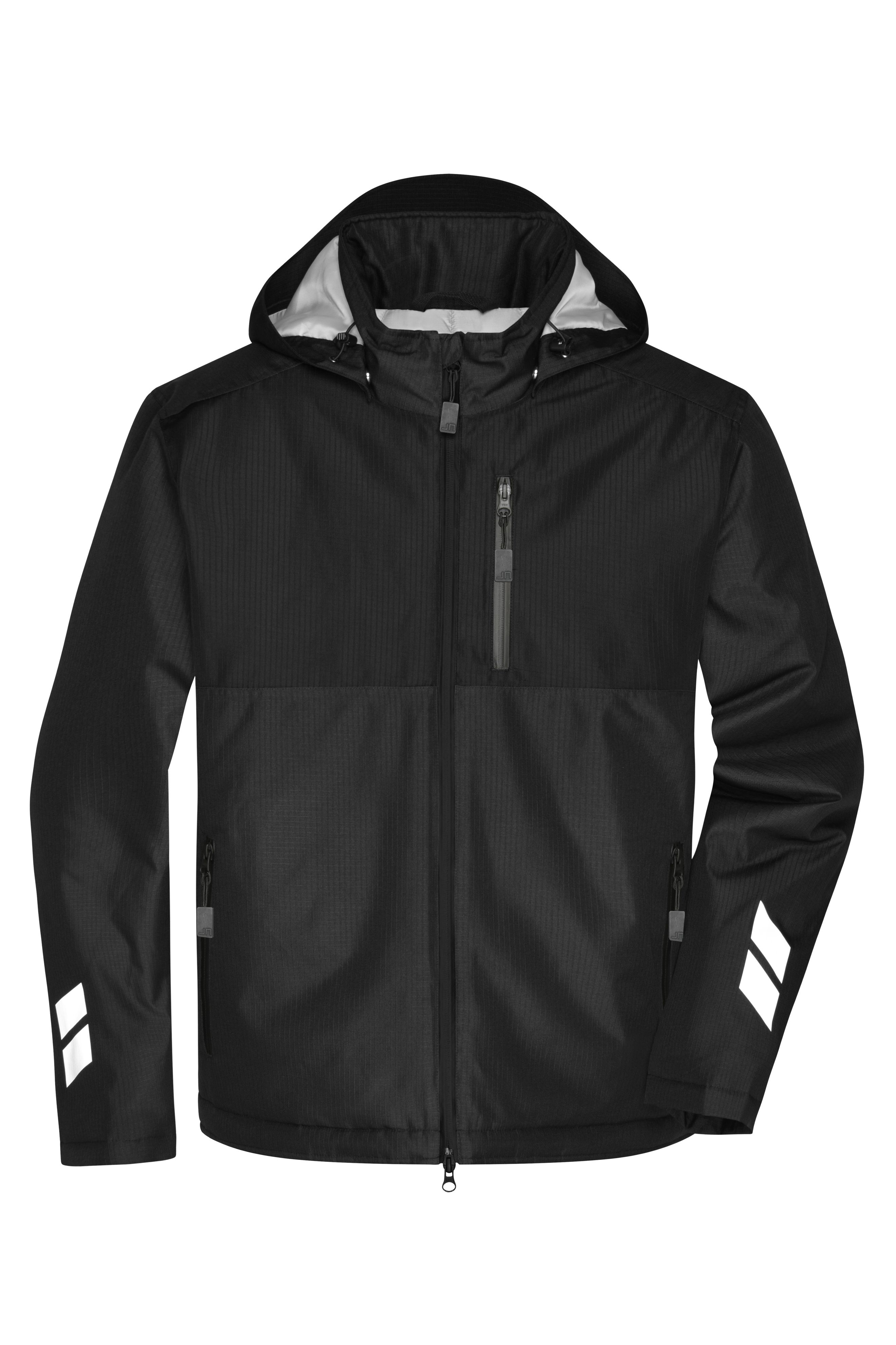 Padded Hardshell Workwear Jacket GRS Vorderseite