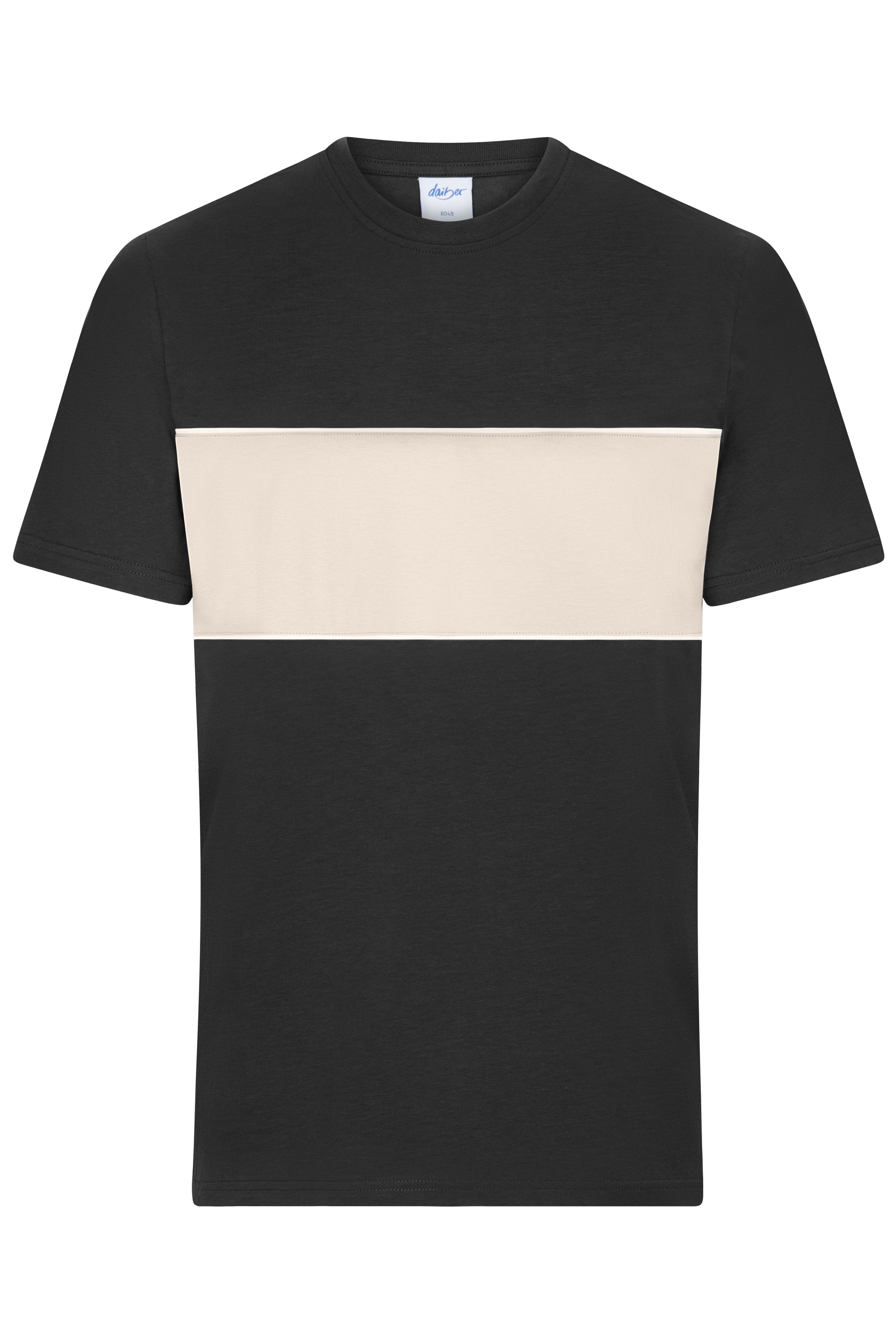 T-Shirt colour-block UNISEX OCS Standard Vorderseite