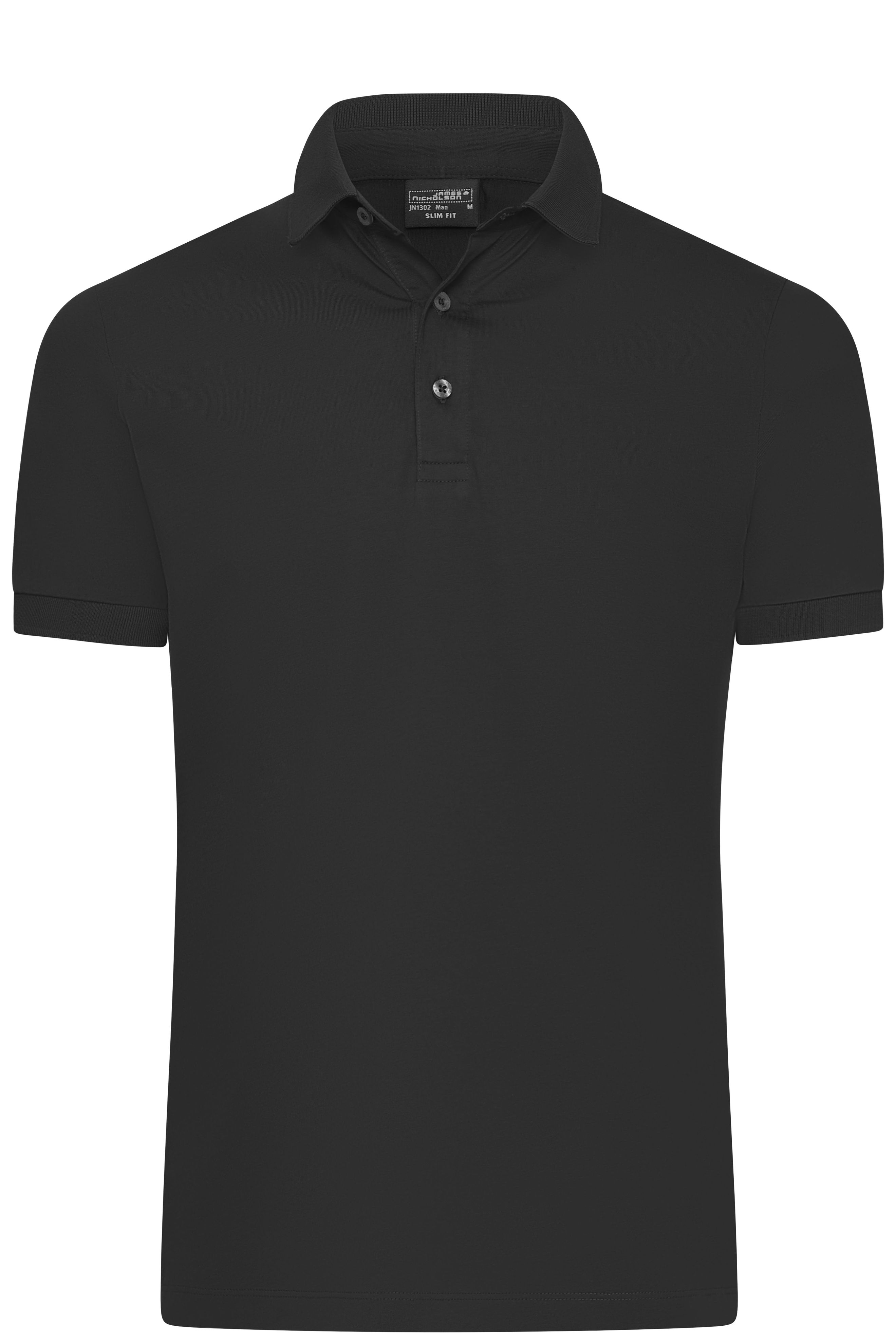 Men's Mercerised Polo Slim Fit Vorderseite
