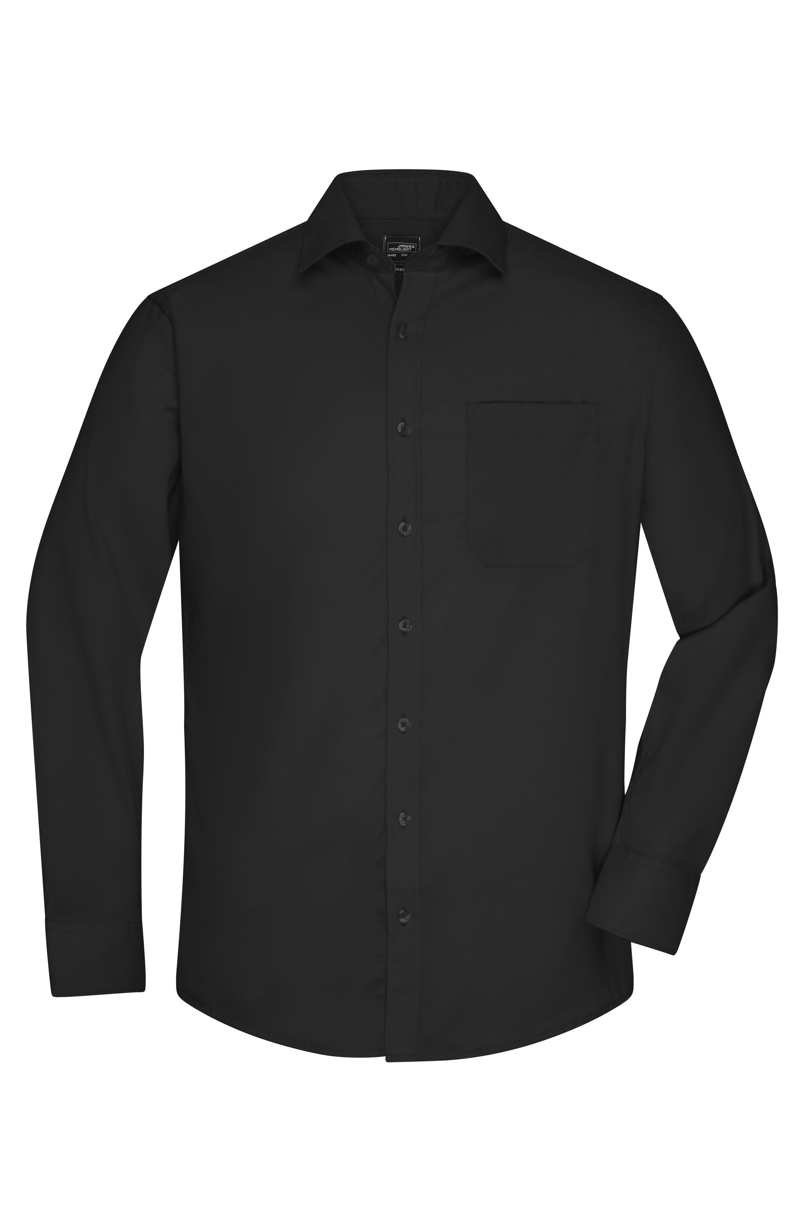 Men's Shirt Long-Sleeved Micro-Twill Vorderseite