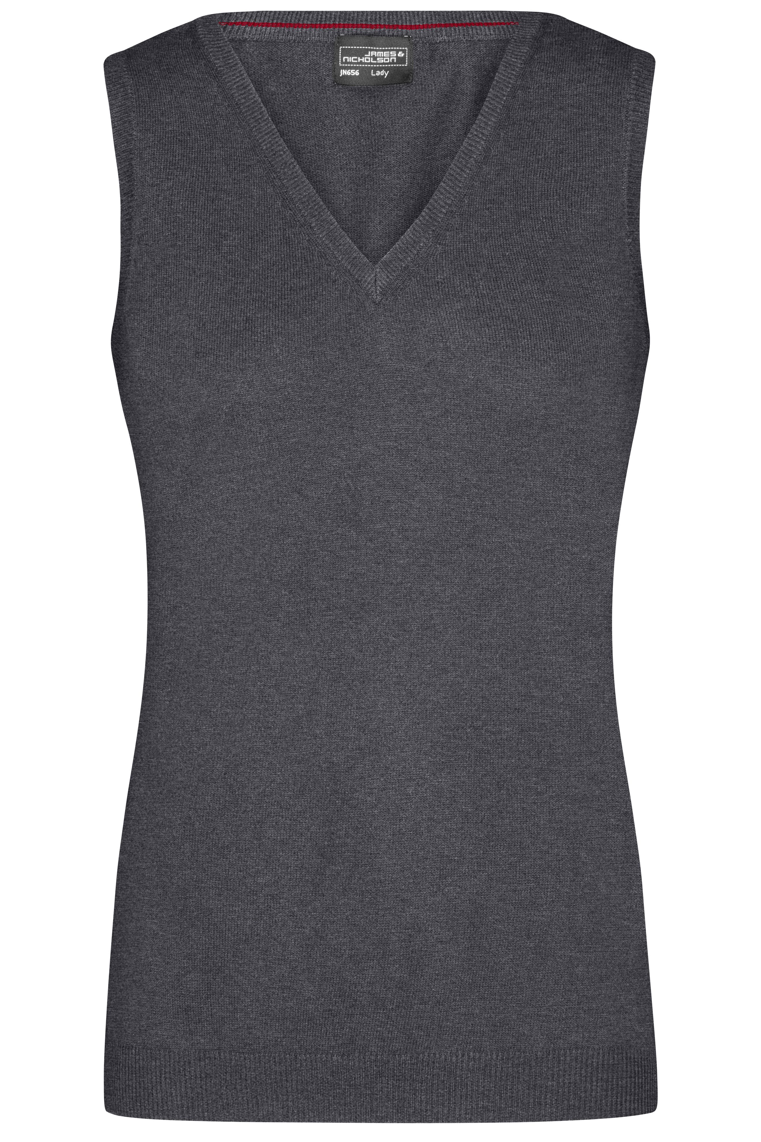 Ladies' V-Neck Pullunder Vorderseite