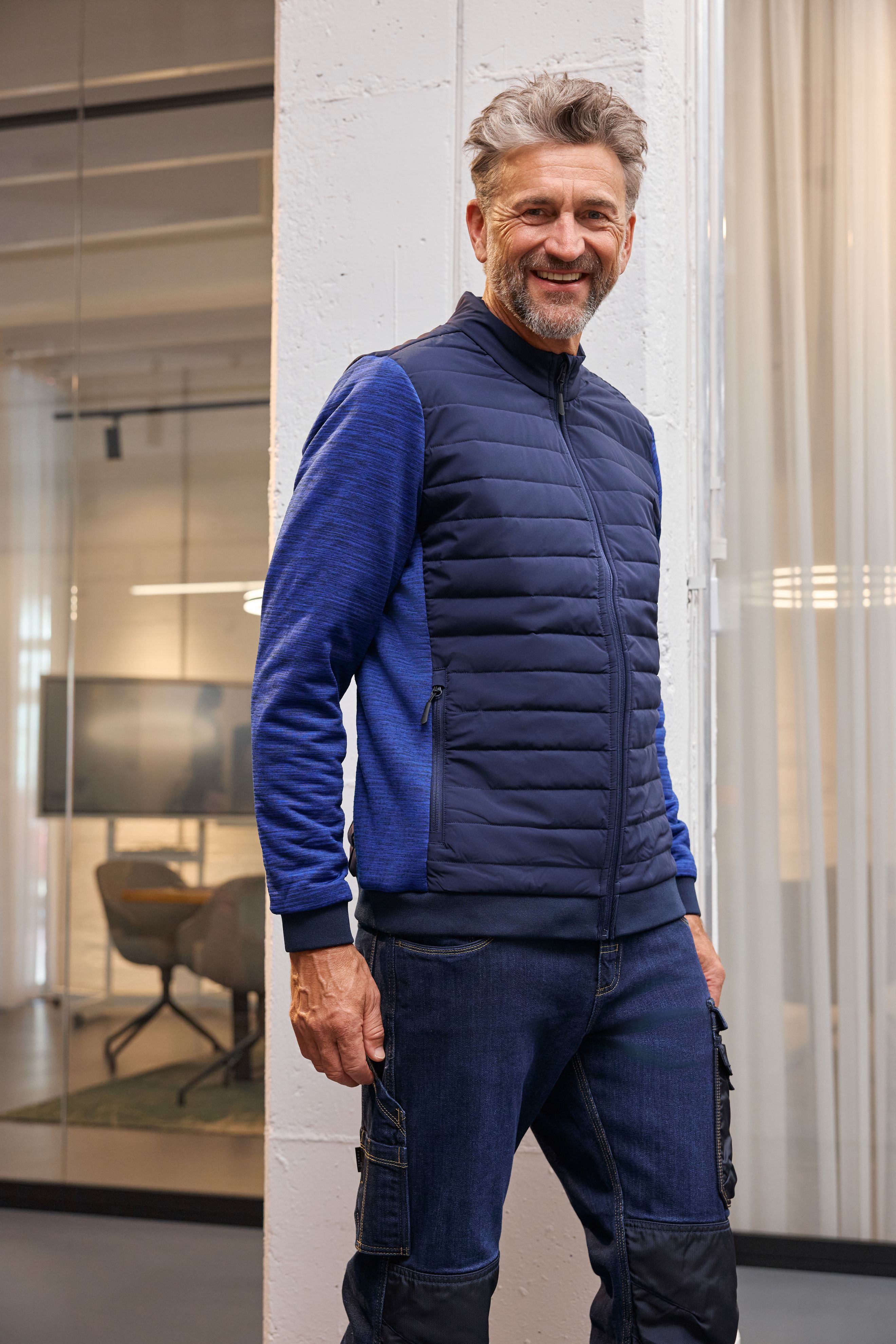 Men's Padded Hybrid Jacket