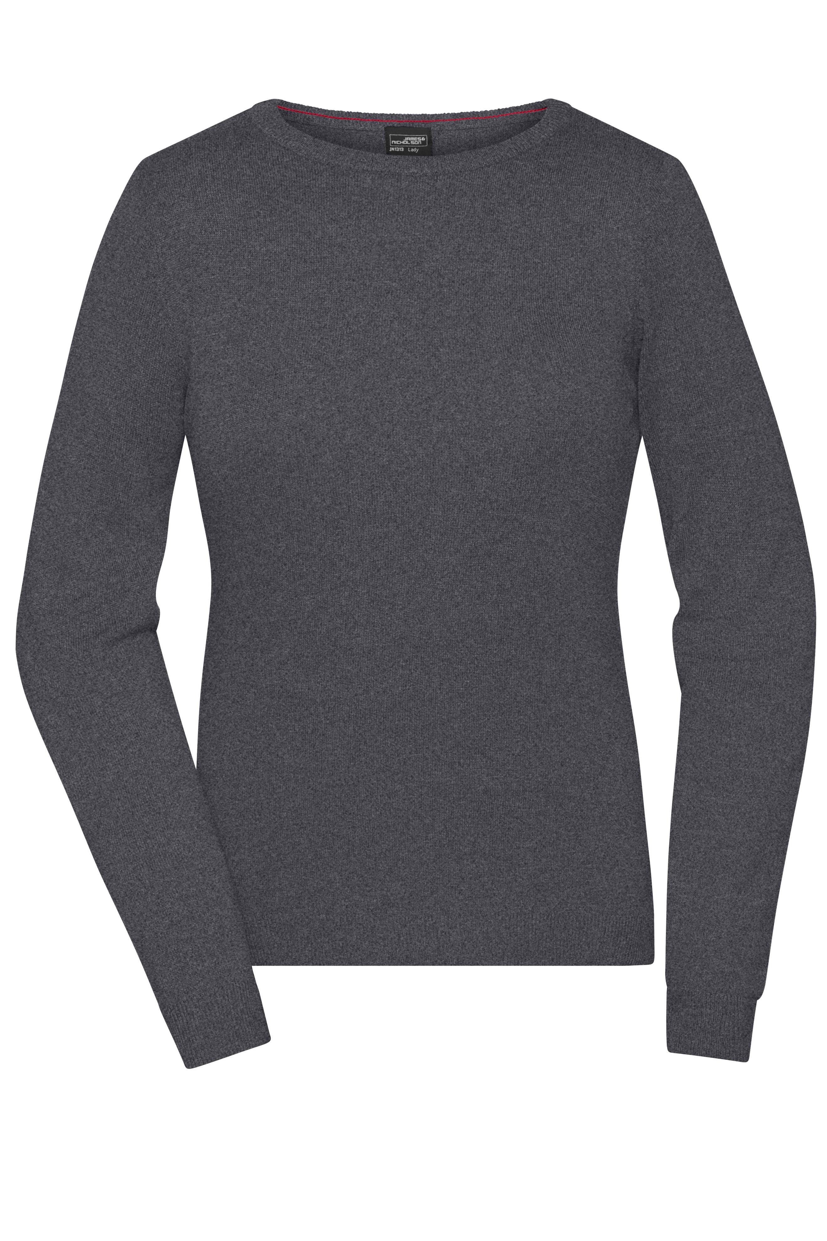 Ladies' Round-Neck Pullover Vorderseite