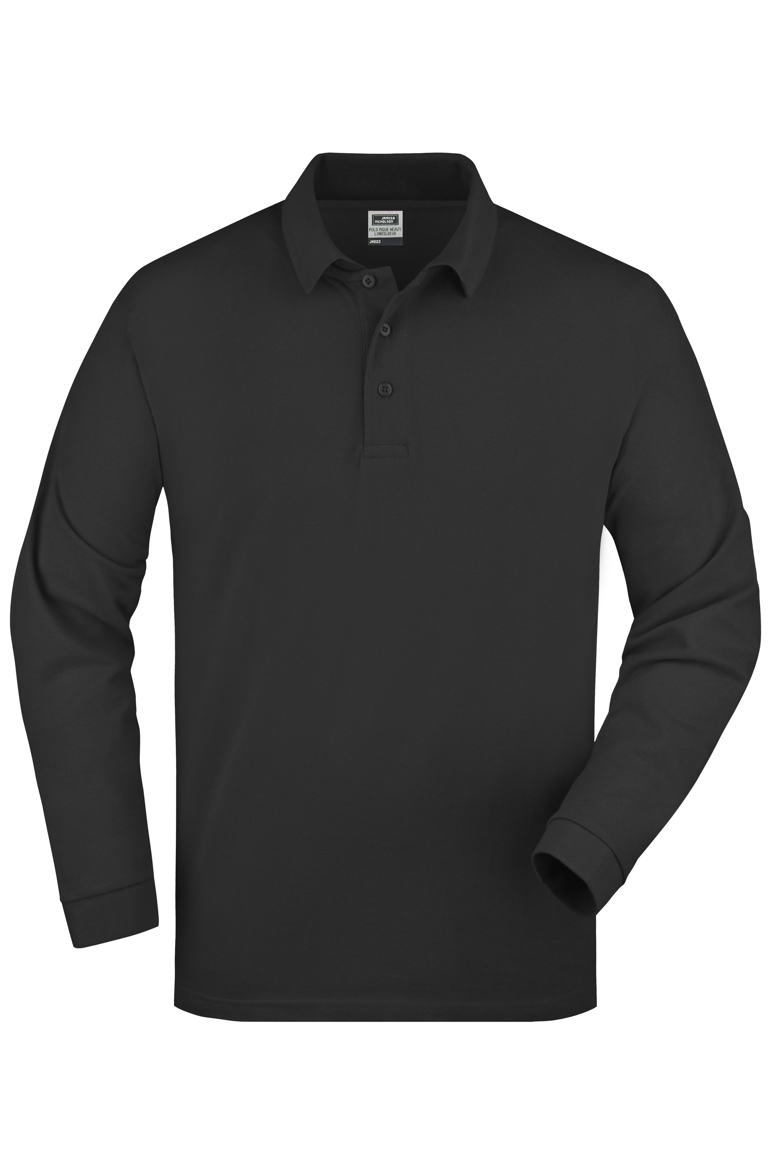 Polo-Piqué Long-Sleeved Vorderseite