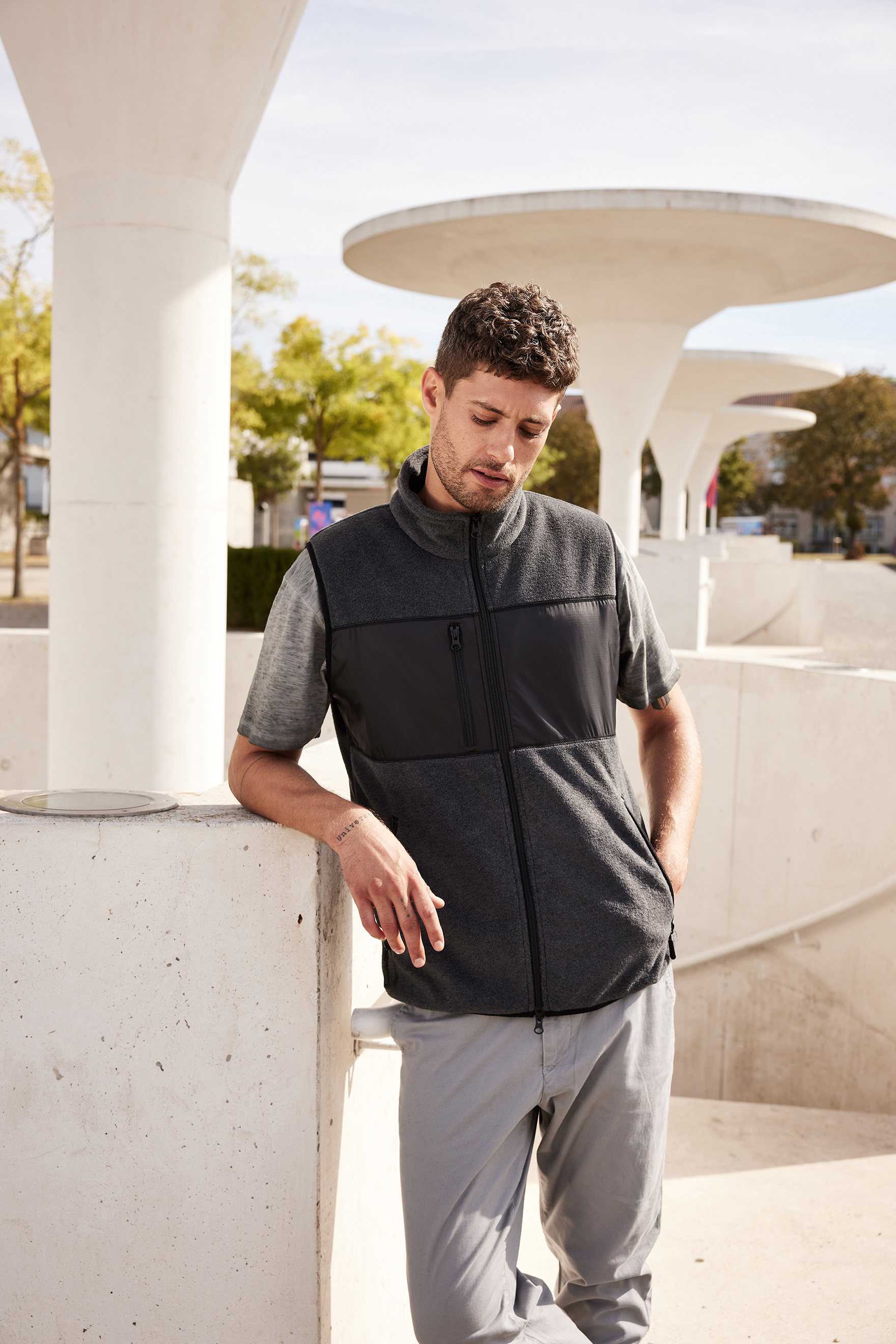 Men's Fleece Vest GRS