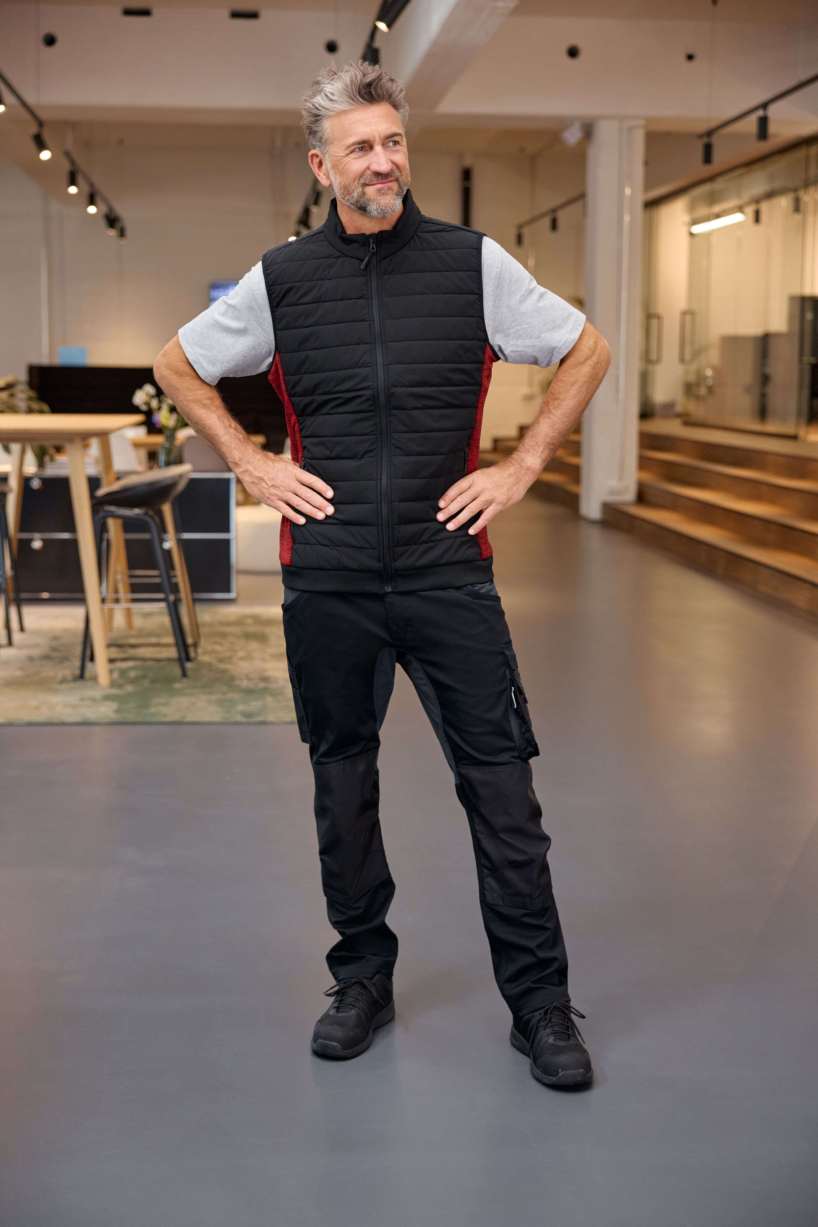 Men's Padded Hybrid Vest