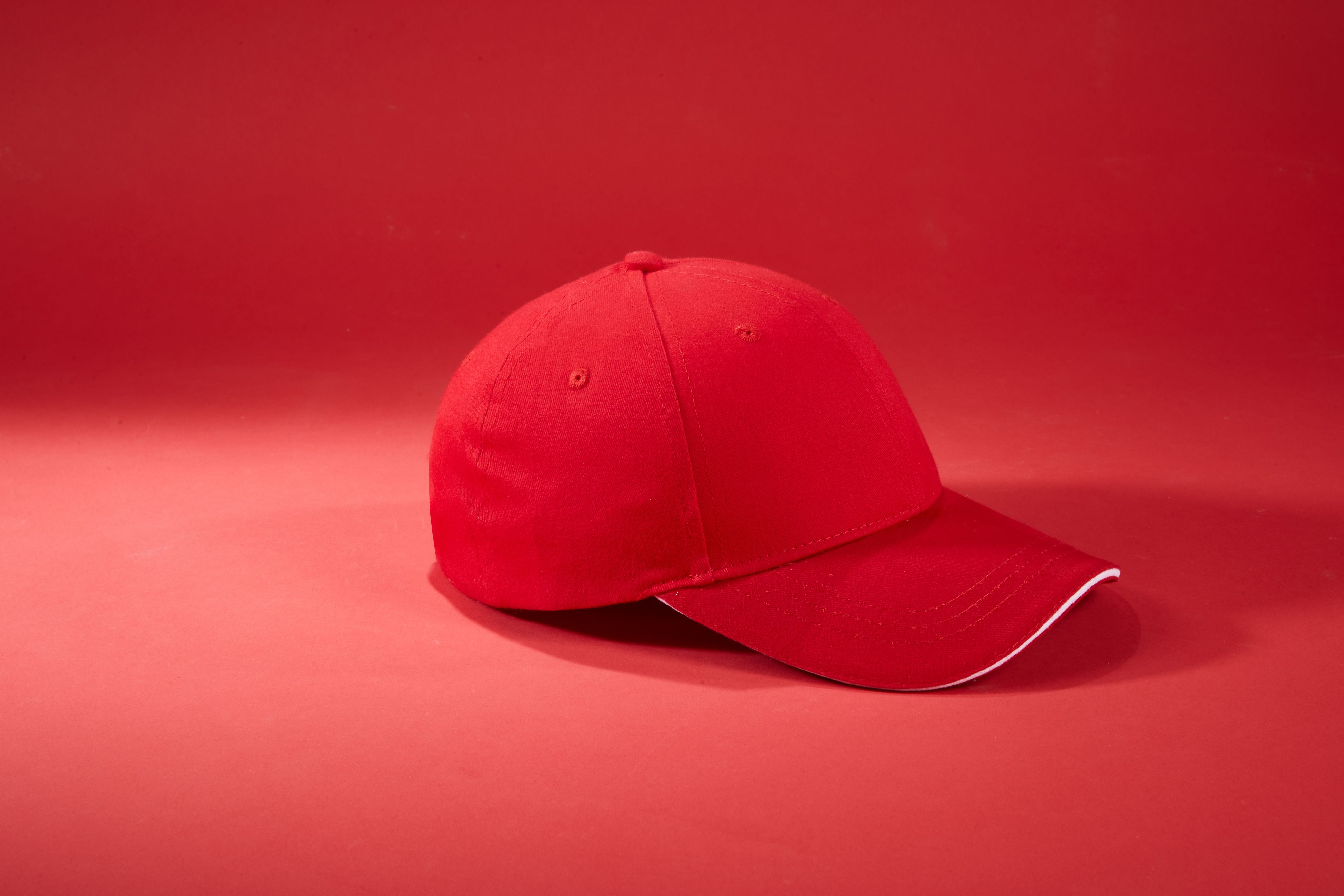 6 Panel Brushed Sandwich Cap