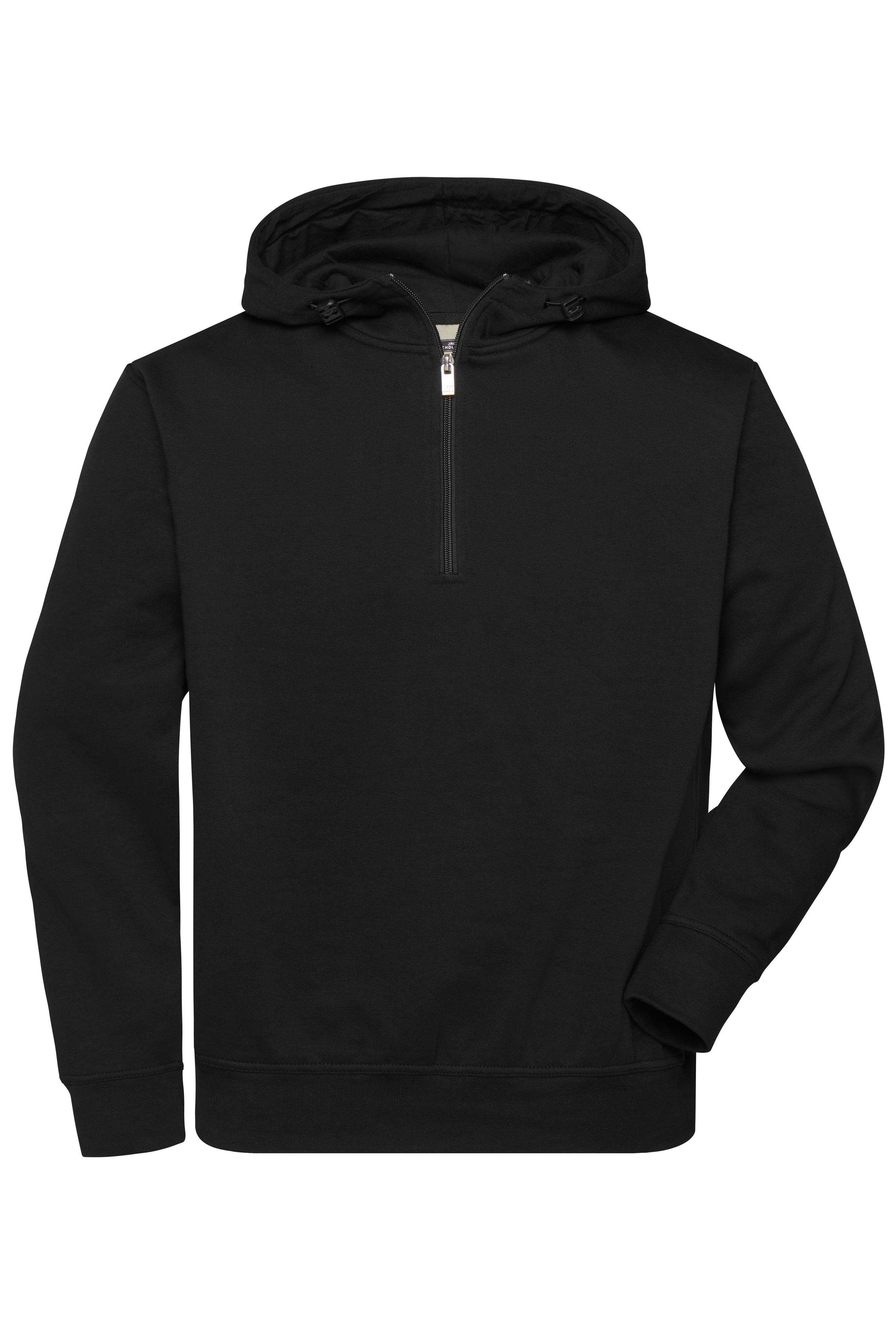 ORGANIC Workwear Half-Zip Hoody OCS Blended Vorderseite