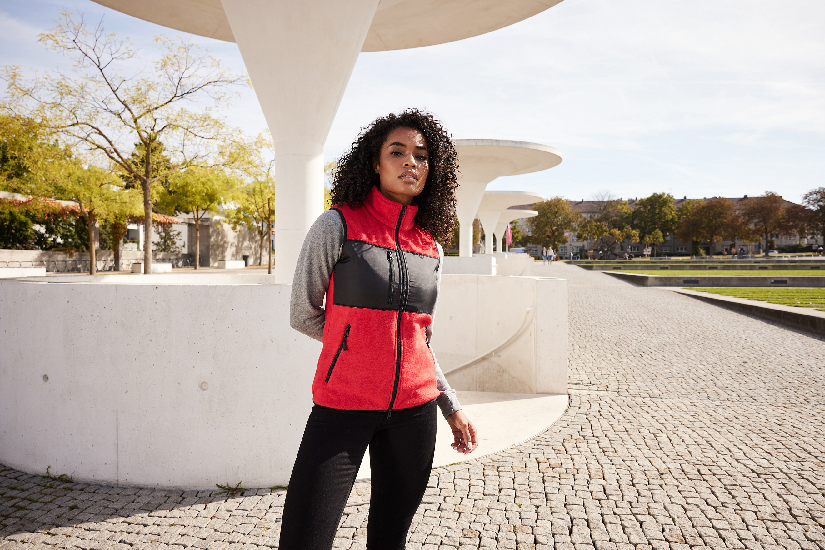 Ladies' Fleece Vest GRS