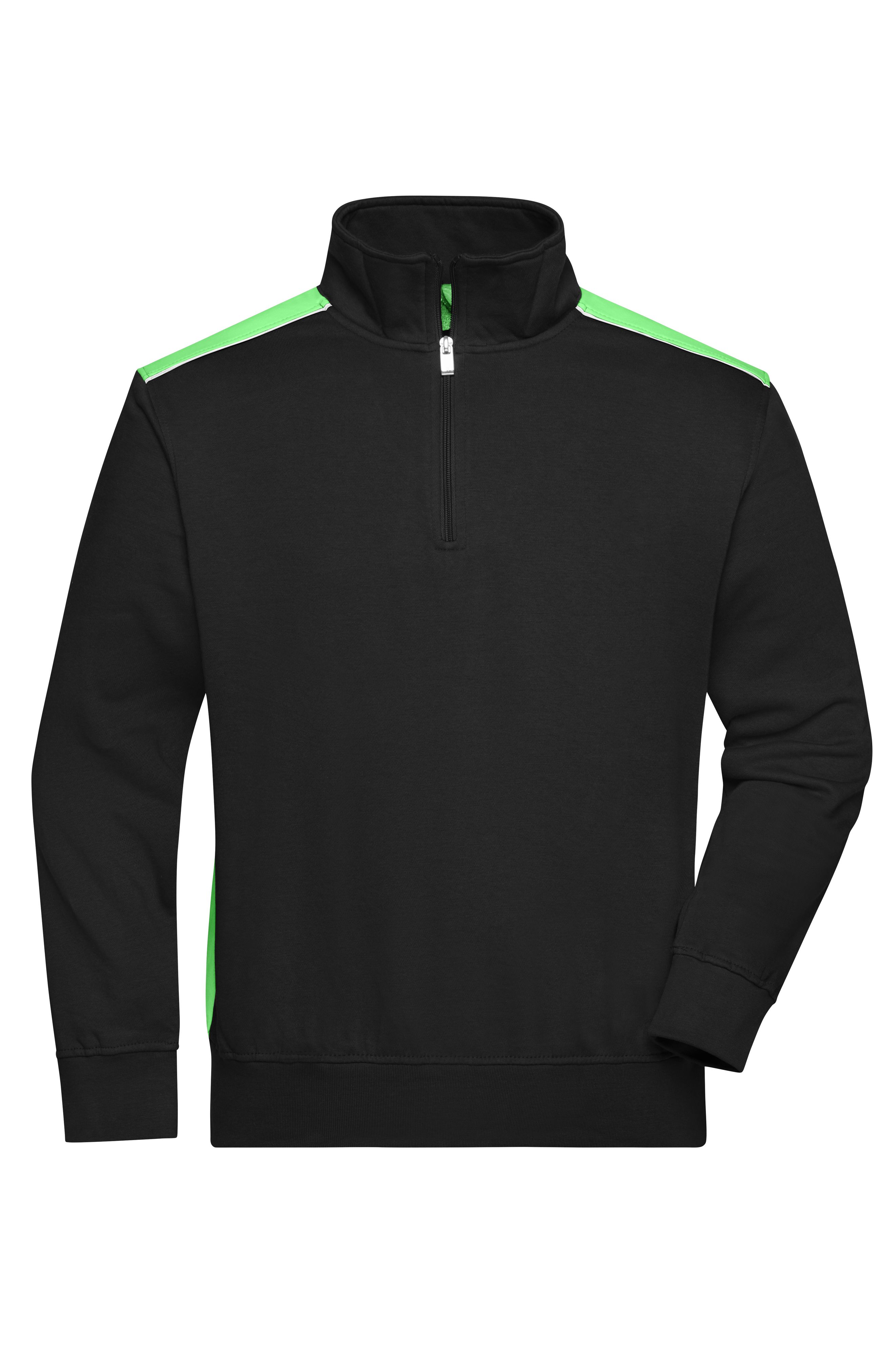 Workwear Half-Zip Sweat - COLOR - Vorderseite