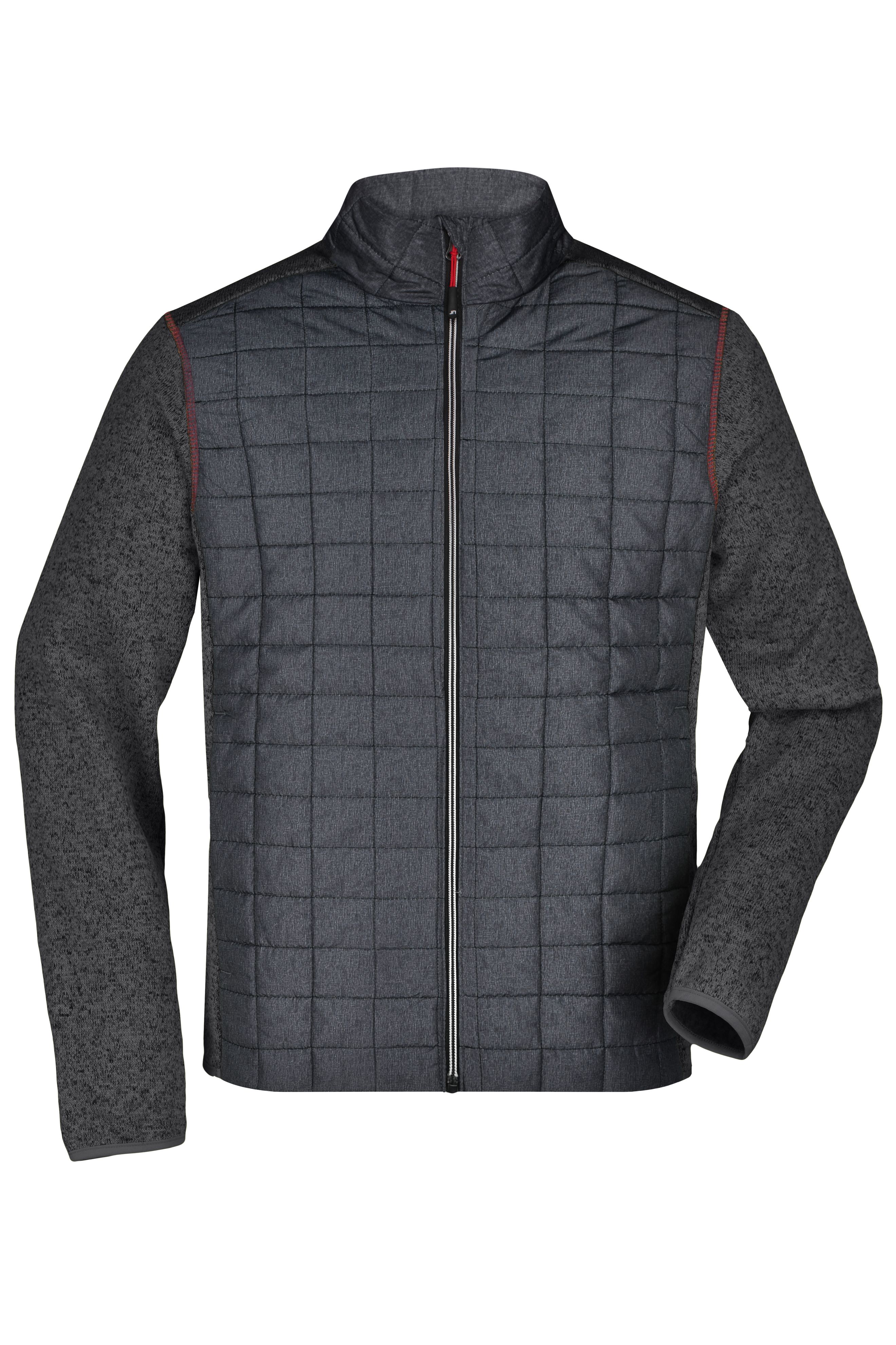Men's Knitted Hybrid Jacket Vorderseite