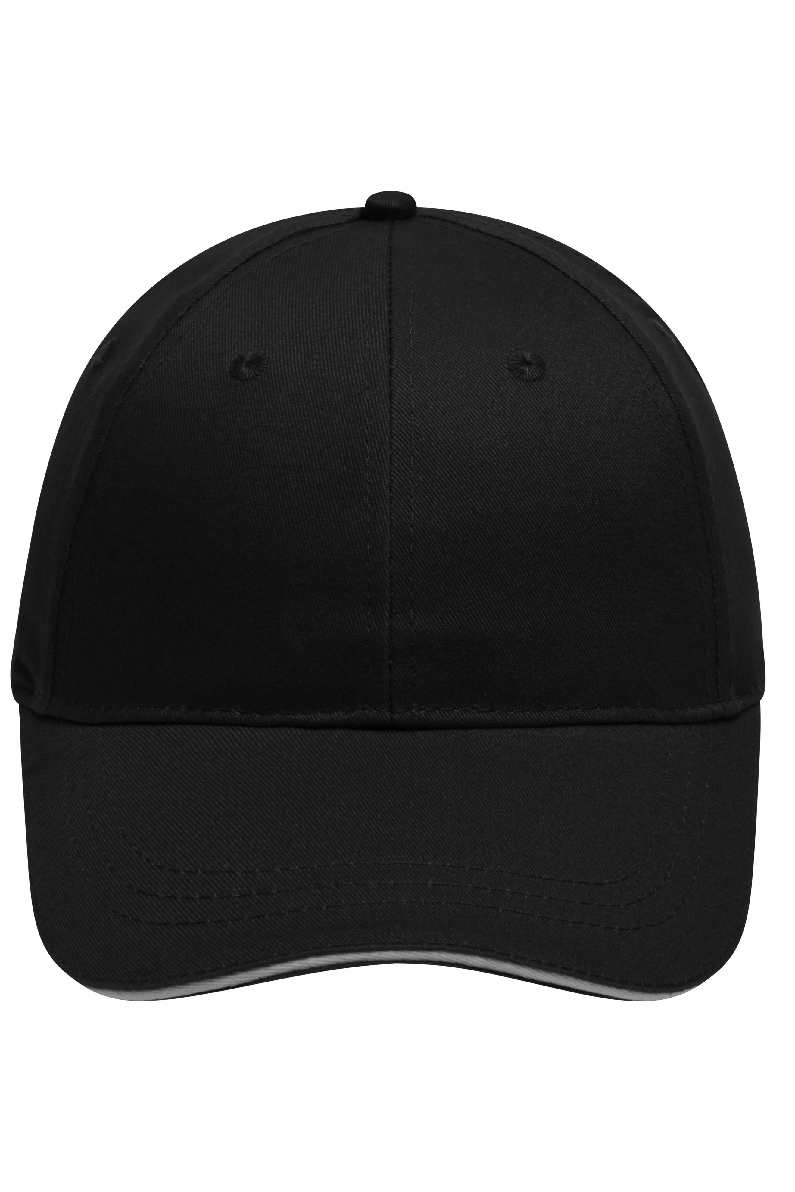 6 Panel Brushed Sandwich Cap Vorderseite