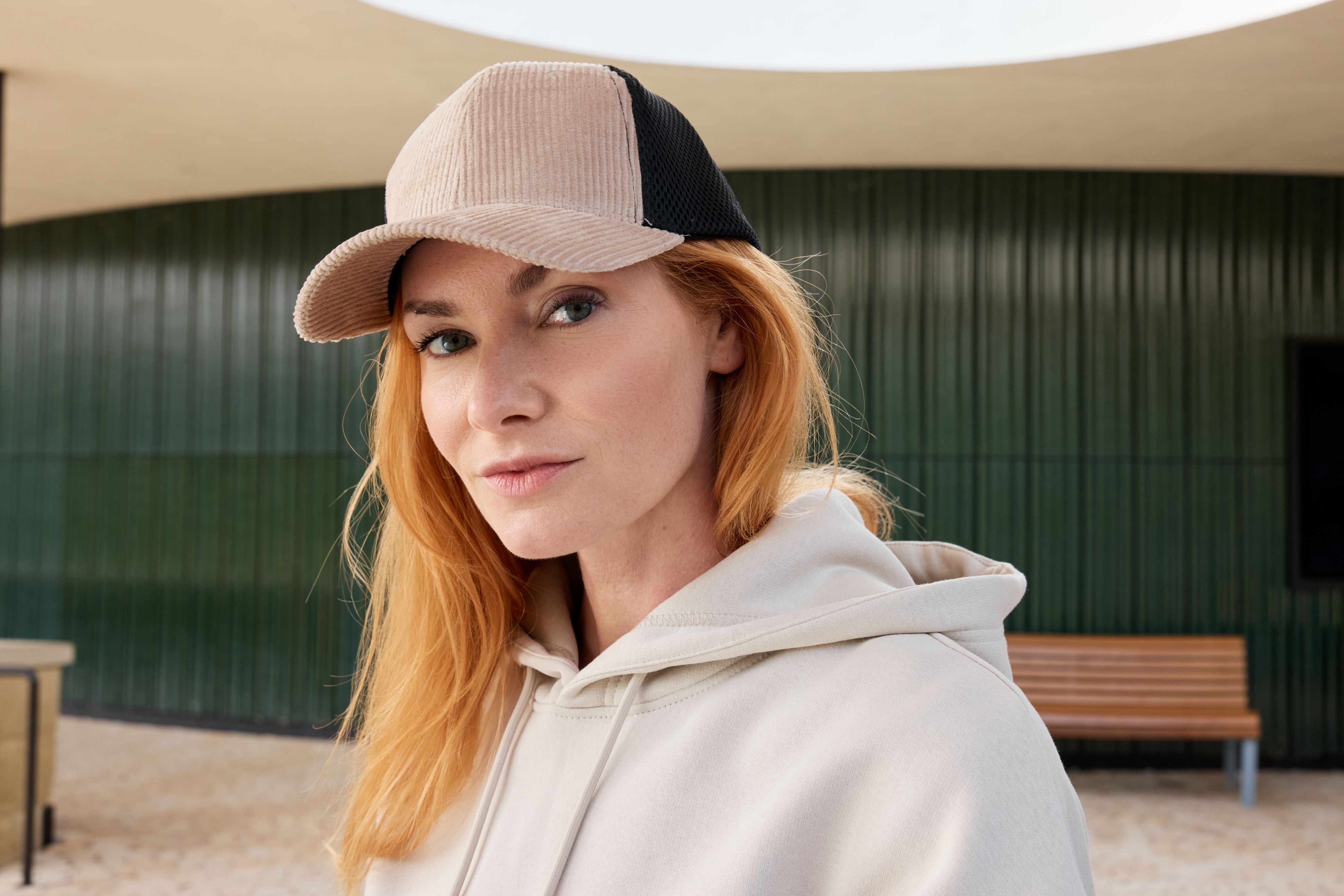 6 Panel Corduroy-Mesh Cap Organic Cotton