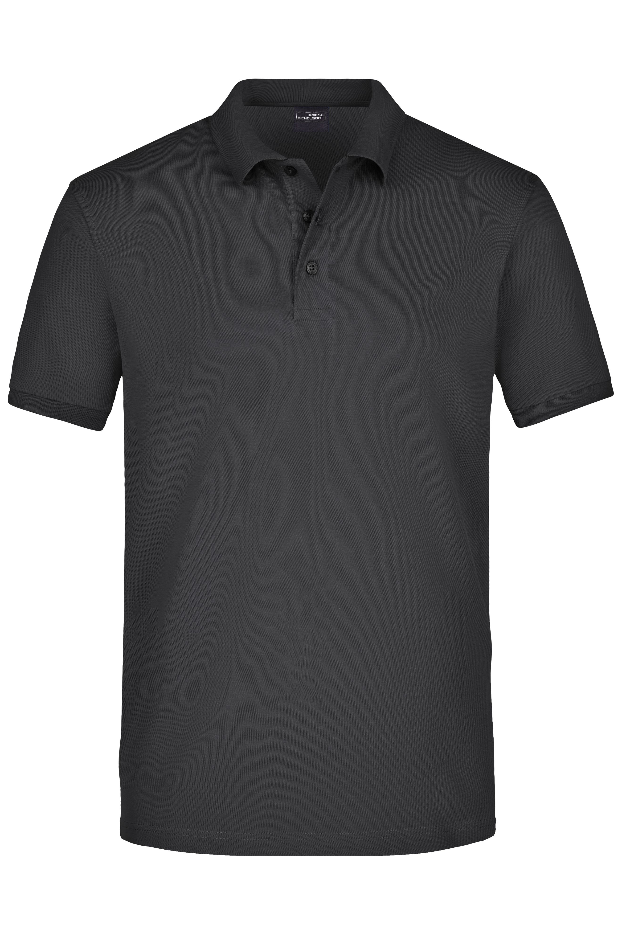 Men's Elastic Polo Piqué Vorderseite