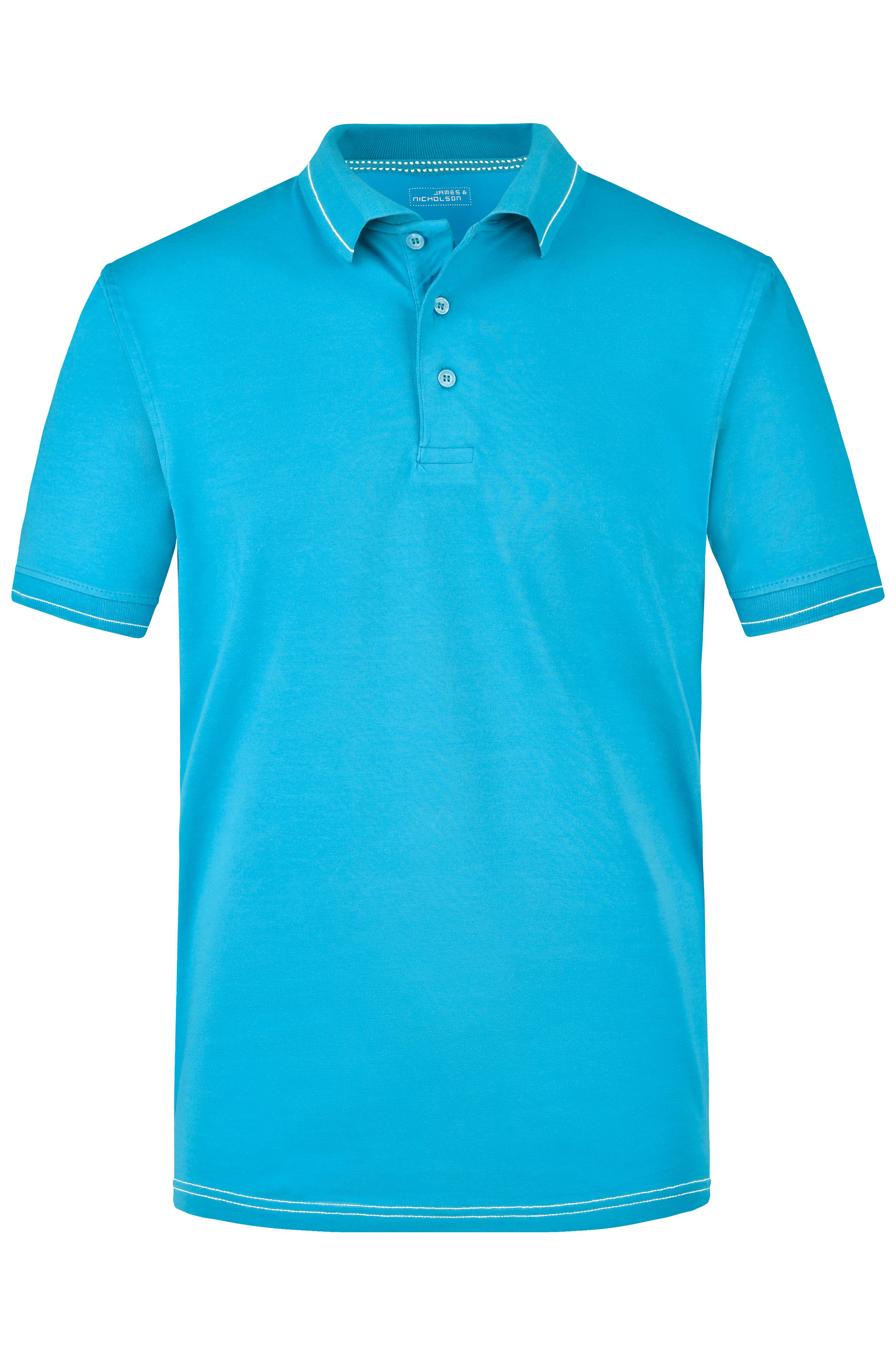 Men's Elastic Polo Vorderseite