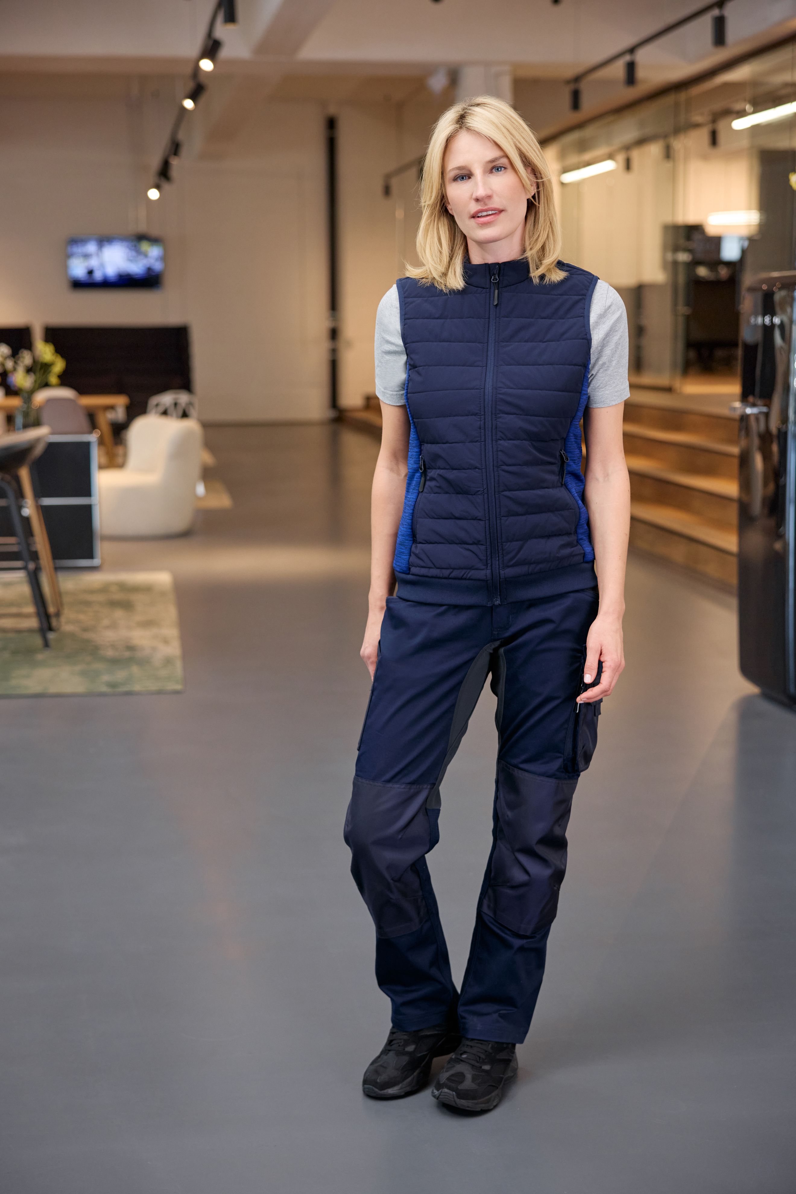 Ladies' Padded Hybrid Vest