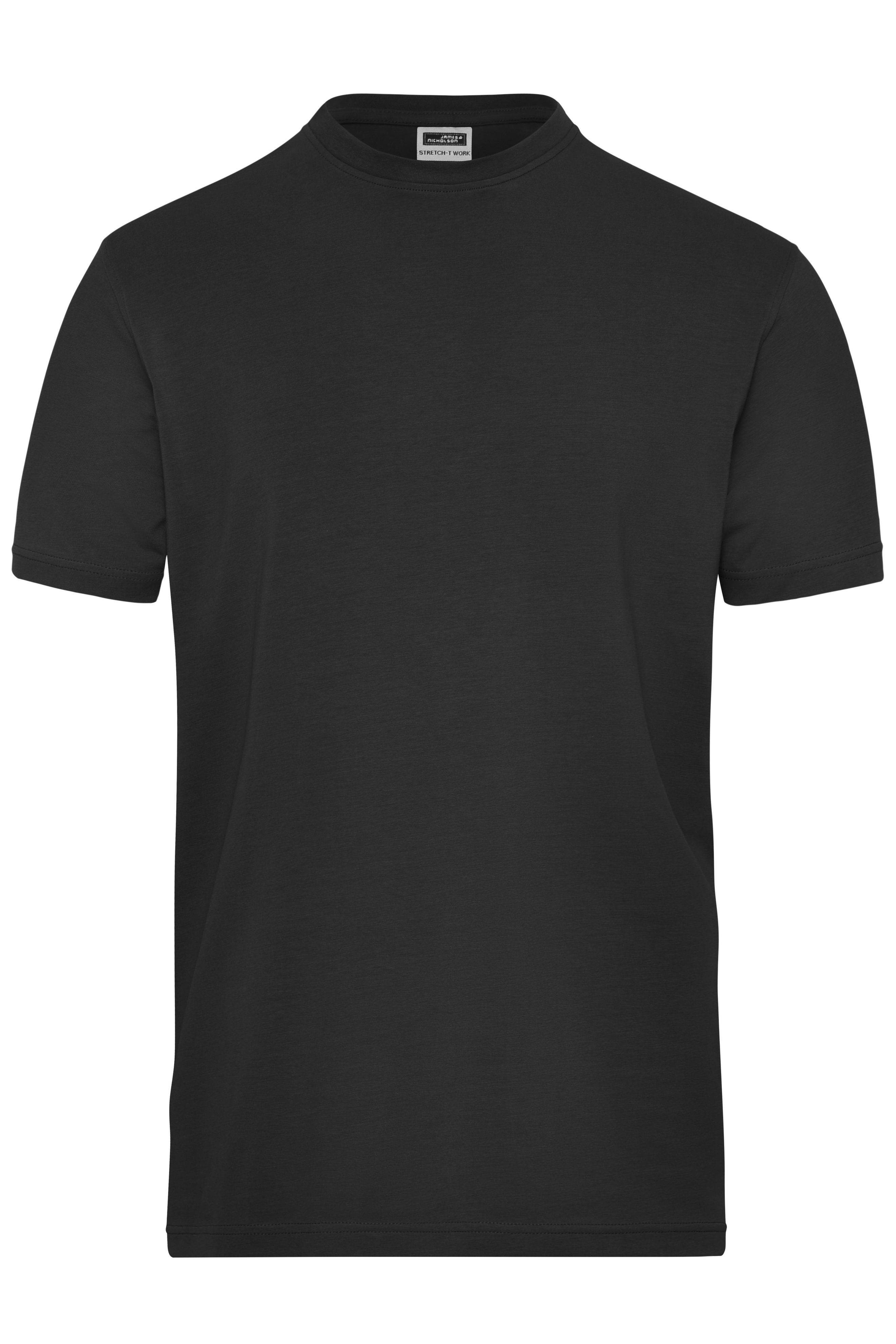 Men's ORGANIC Stretch-T Work - SOLID - OCS Blended Vorderseite