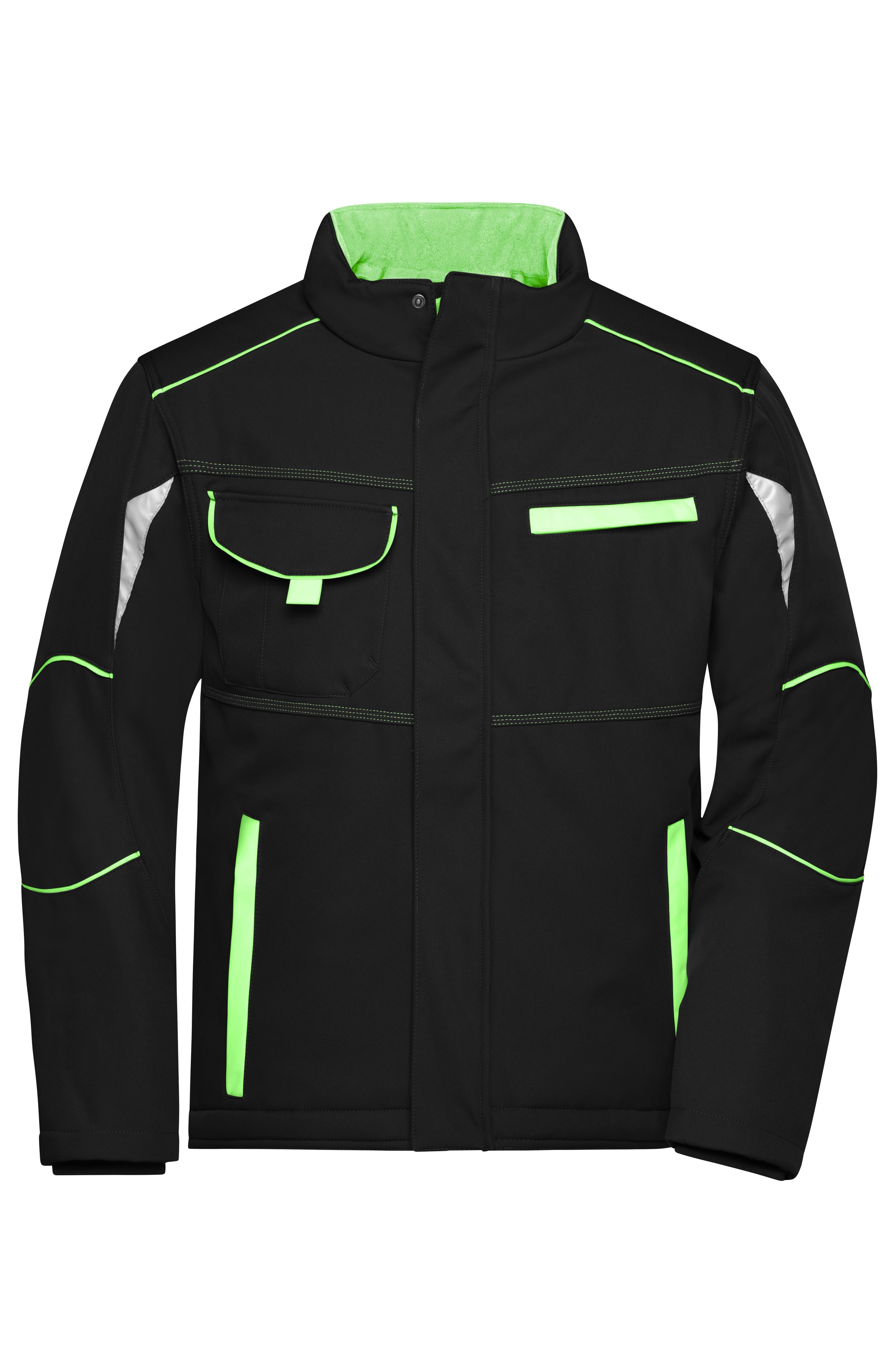 Workwear Softshell Padded Jacket - COLOR - Vorderseite