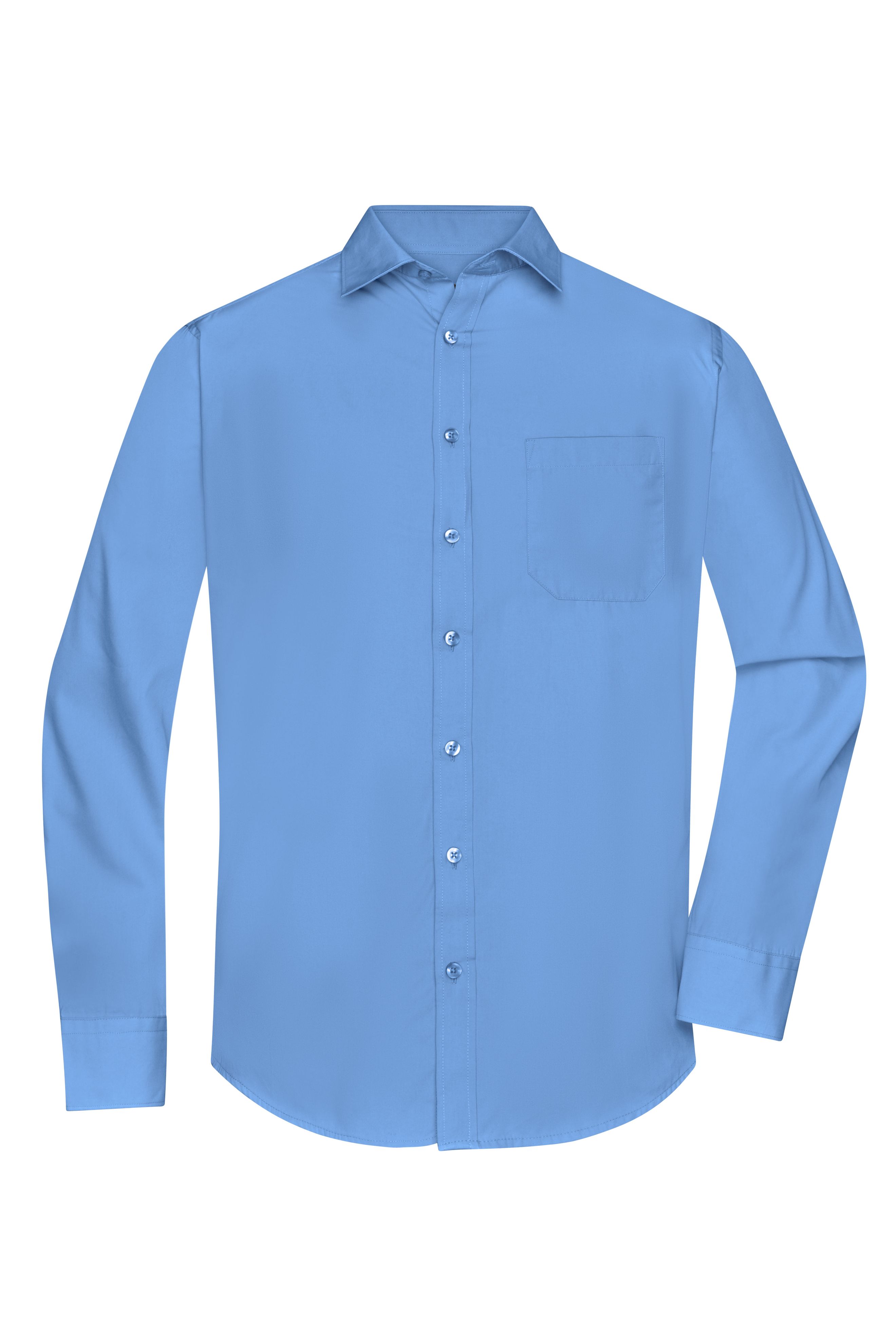 Men's Shirt Long-Sleeved Poplin Vorderseite