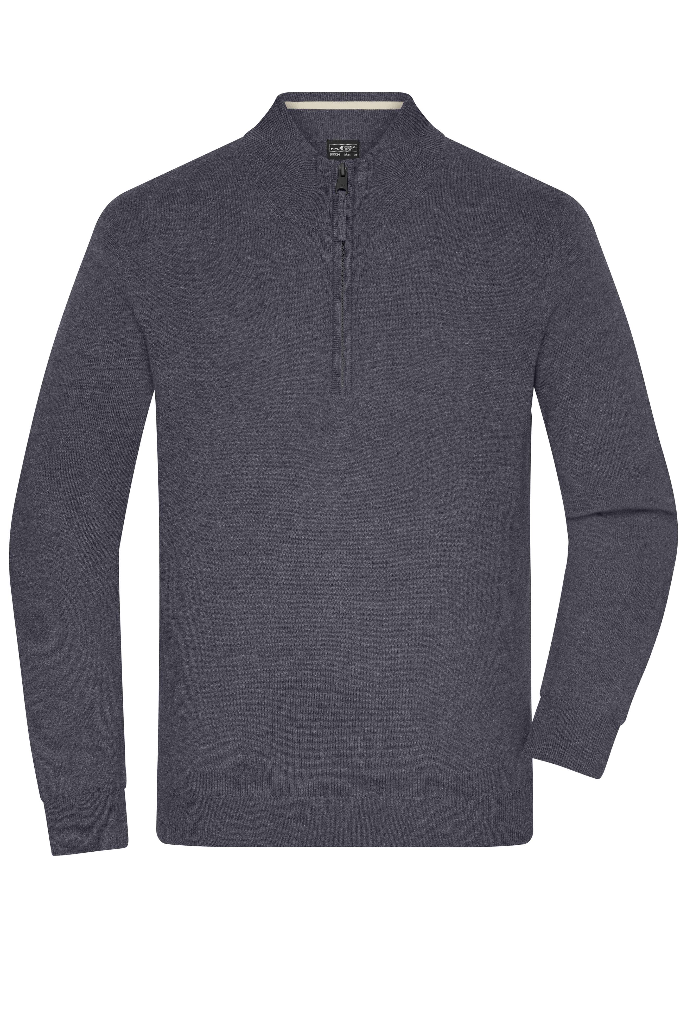 Men's Half-Zip Troyer Vorderseite