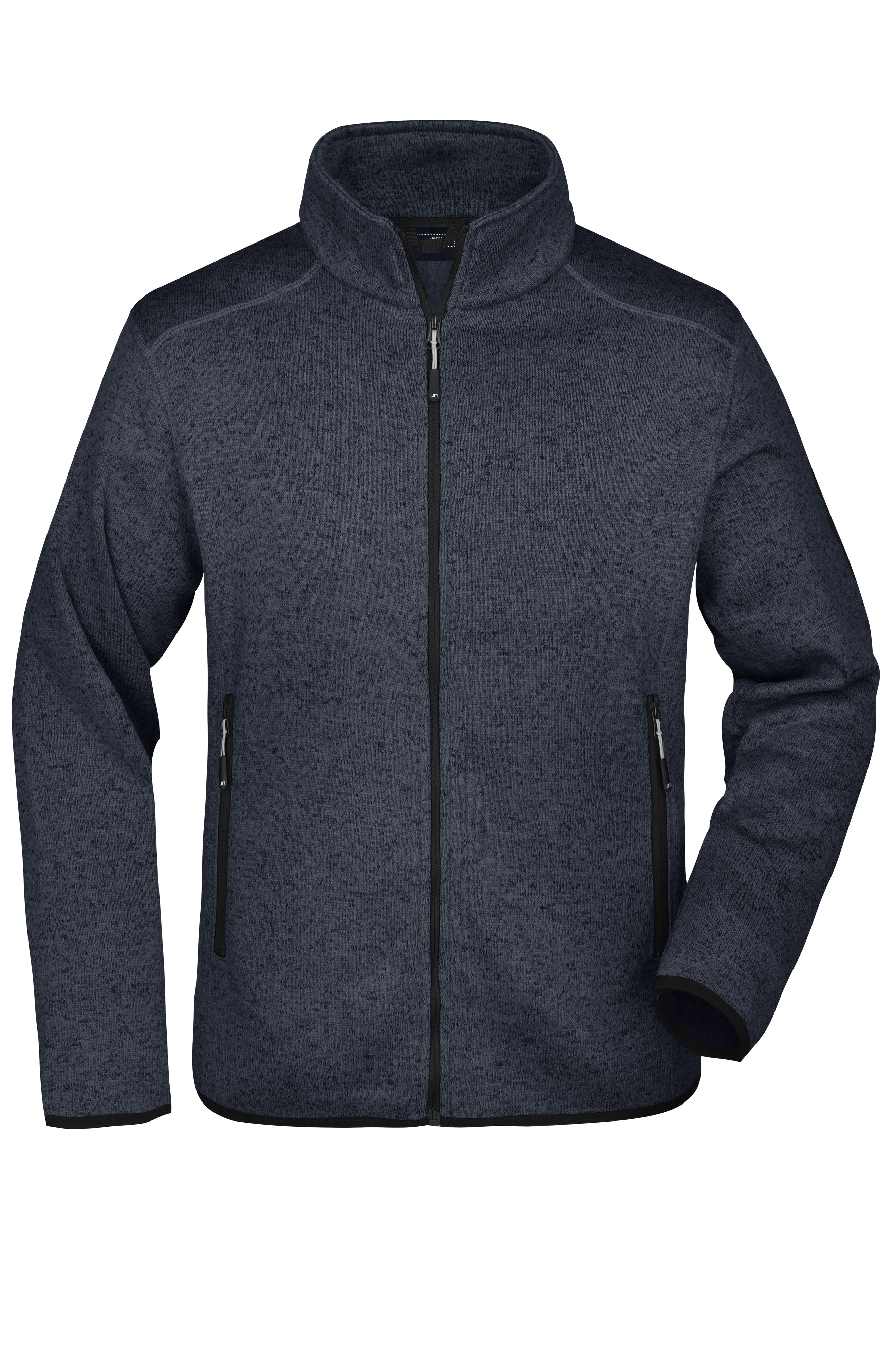 Men's Knitted Fleece Jacket Vorderseite